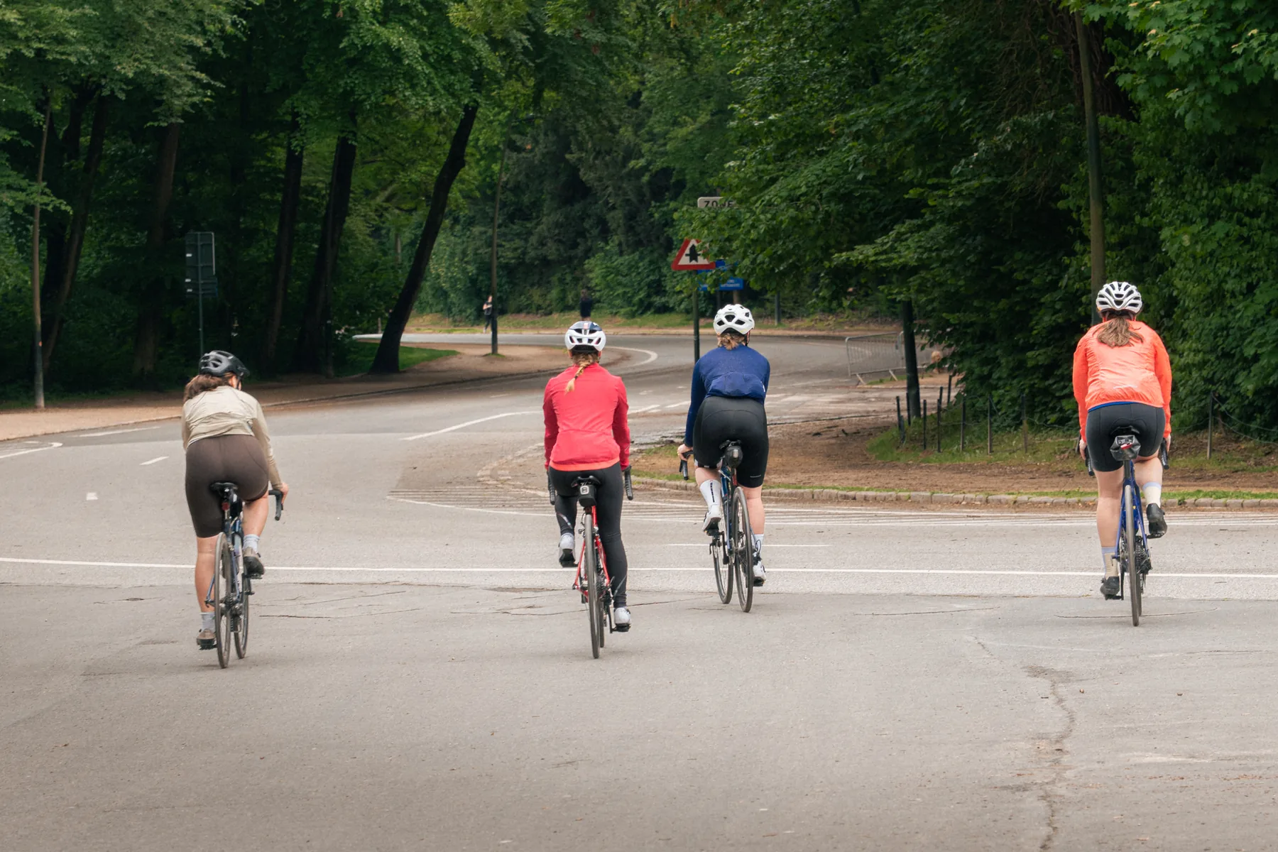 Women riding together with 404°